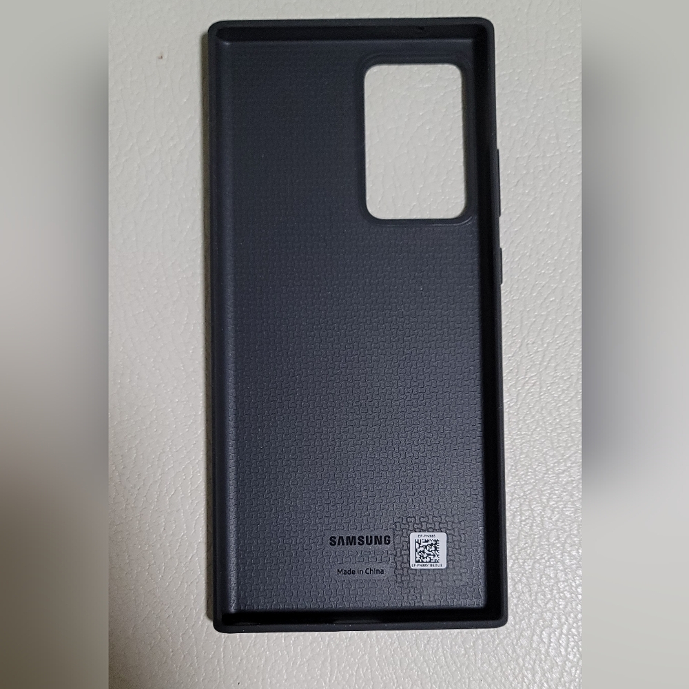 Samsung Galaxy Note20 Ultra 5G Black Silicone Case Genuine - Picture 3 of 4